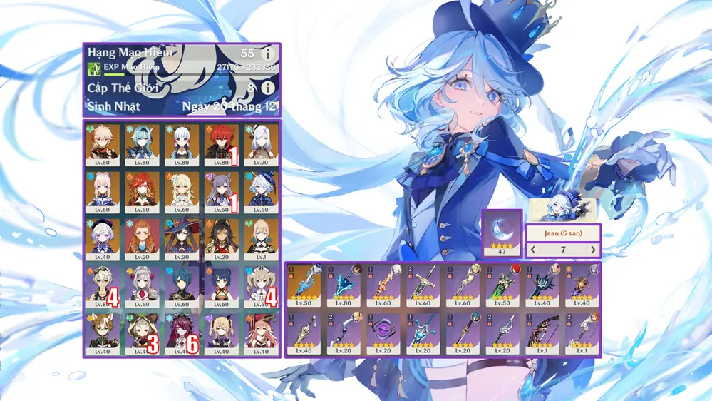 Ảnh acc Genshin