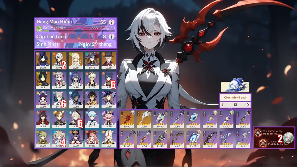 Ảnh acc Genshin