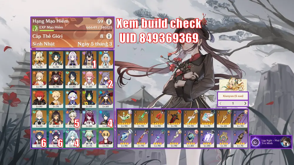 Ảnh acc Genshin