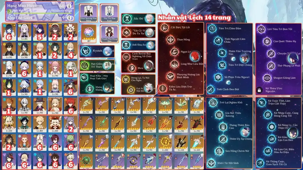 Ảnh acc Genshin