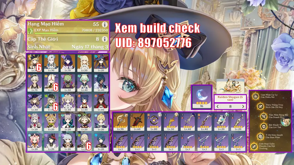 Ảnh acc Genshin