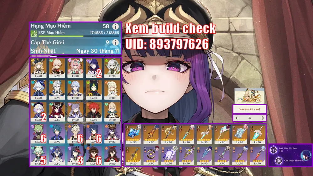 Ảnh acc Genshin