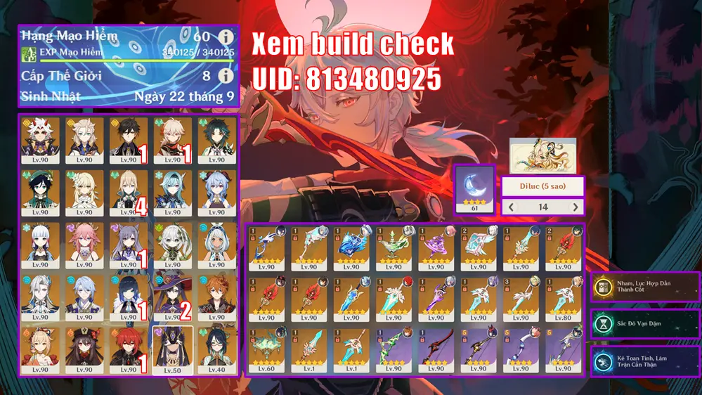 Ảnh acc Genshin