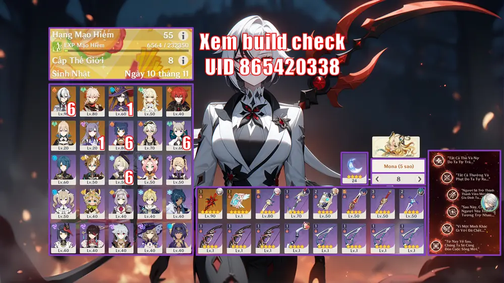 Ảnh acc Genshin