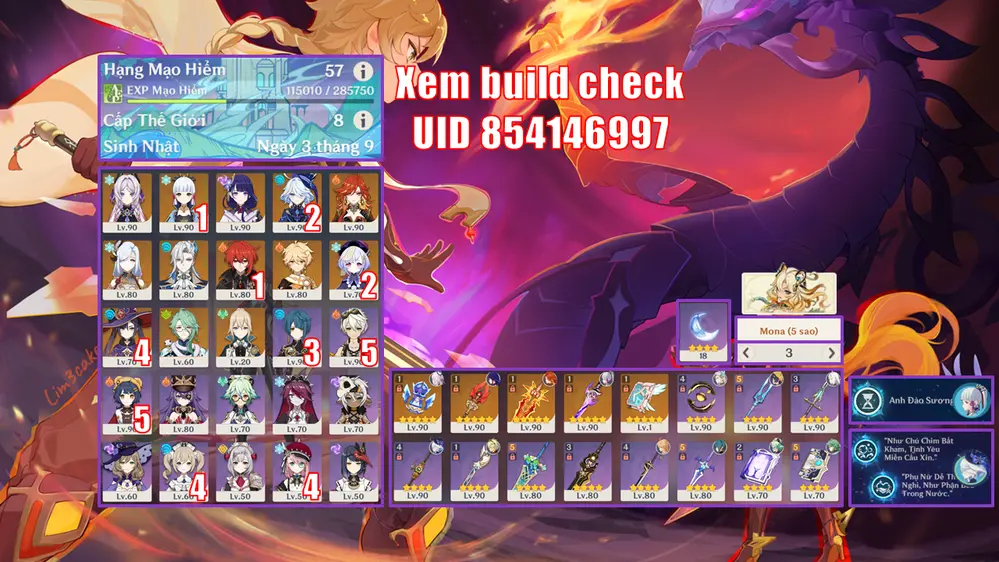 Ảnh acc Genshin