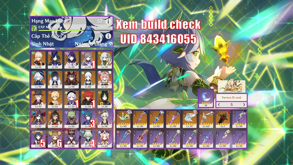Ảnh acc Genshin