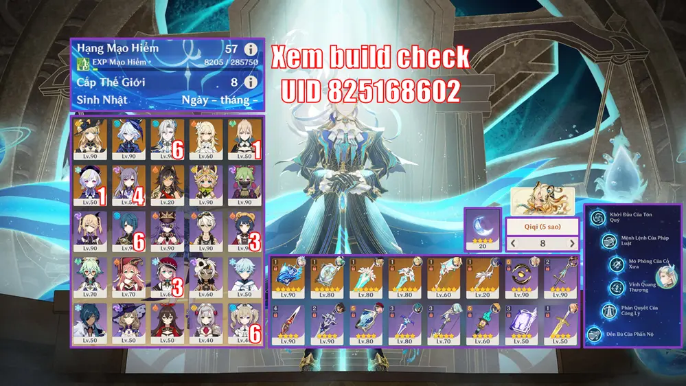Ảnh acc Genshin