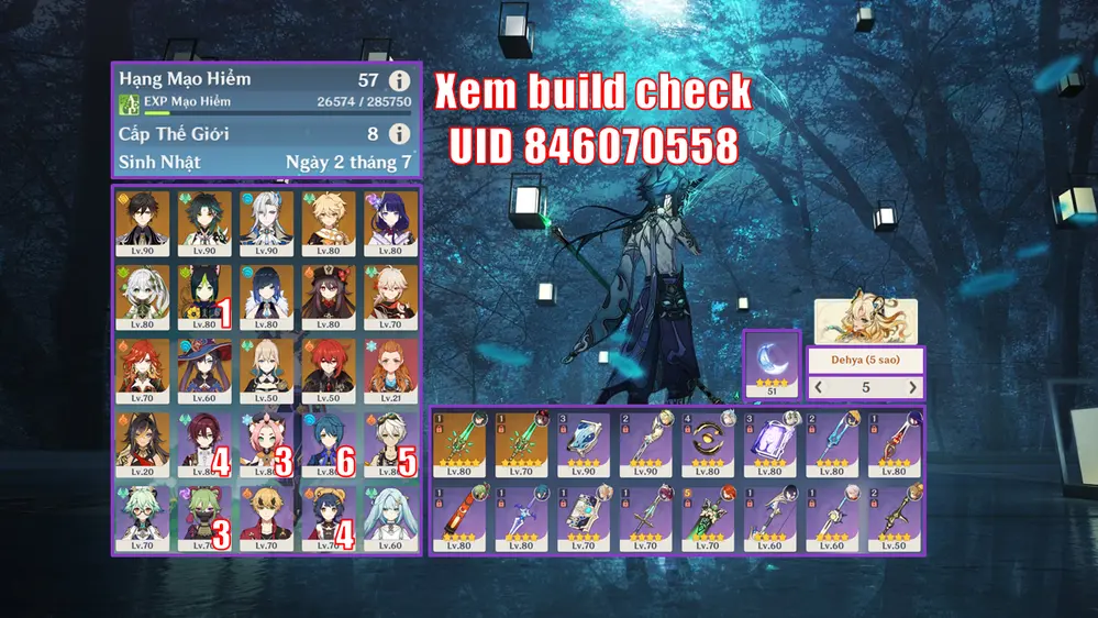 Ảnh acc Genshin