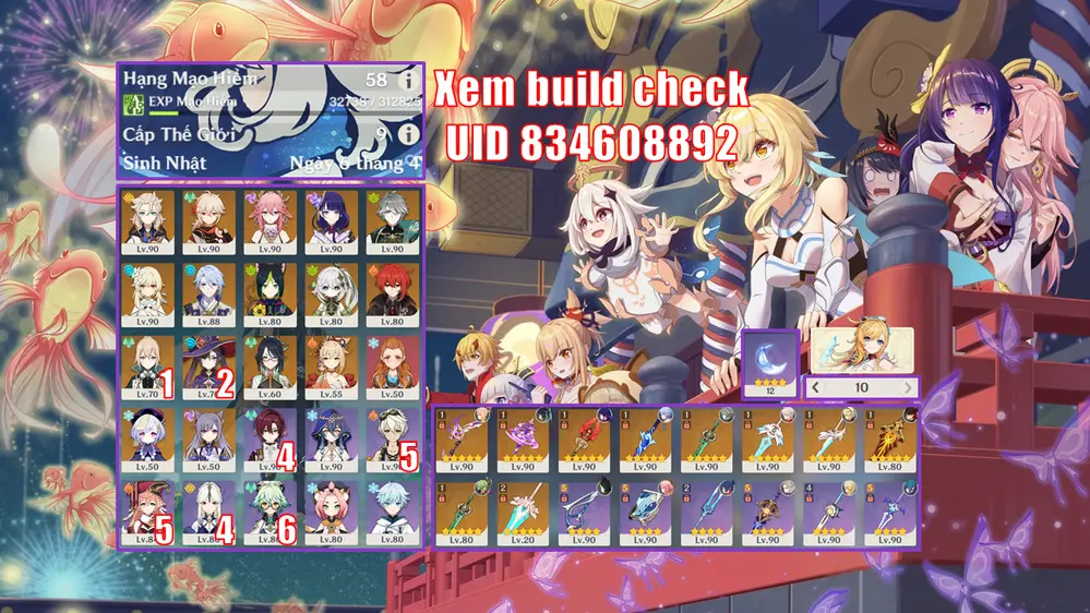 Ảnh acc Genshin