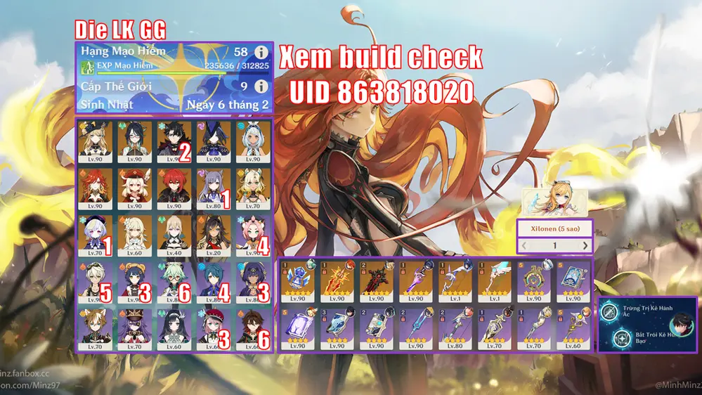 Ảnh acc Genshin